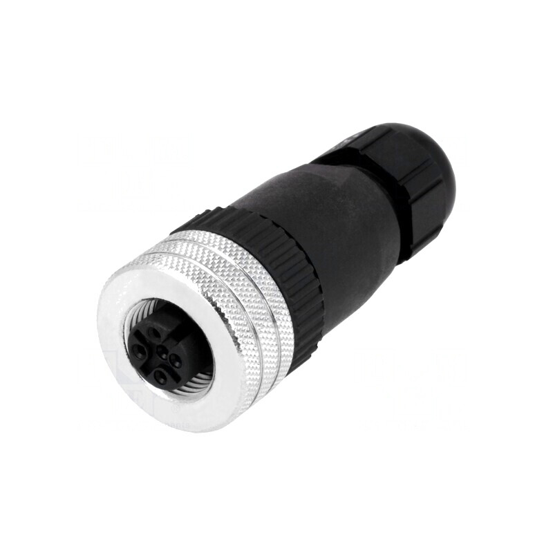 Mufă M12 5 Pin Mamă pe Cablu IP67 | Electronic-mag.ro | Componente Electronice