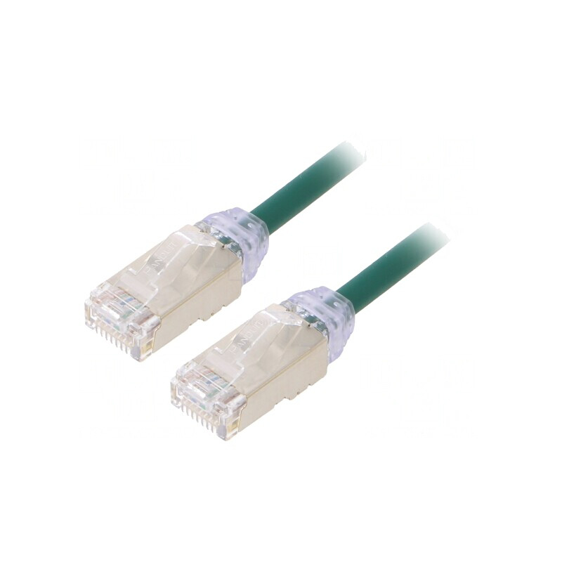 Patch Cord F/UTP TX6A-28 1m Verde 28AWG | Electronic-mag.ro | Componente Electronice