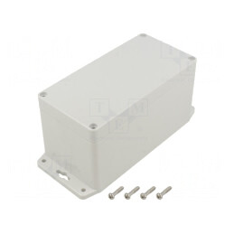 Carcasă Universală 80x160x85 mm cu Lame de Fixare IP68 | Electronic-mag.ro | Componente Electronice