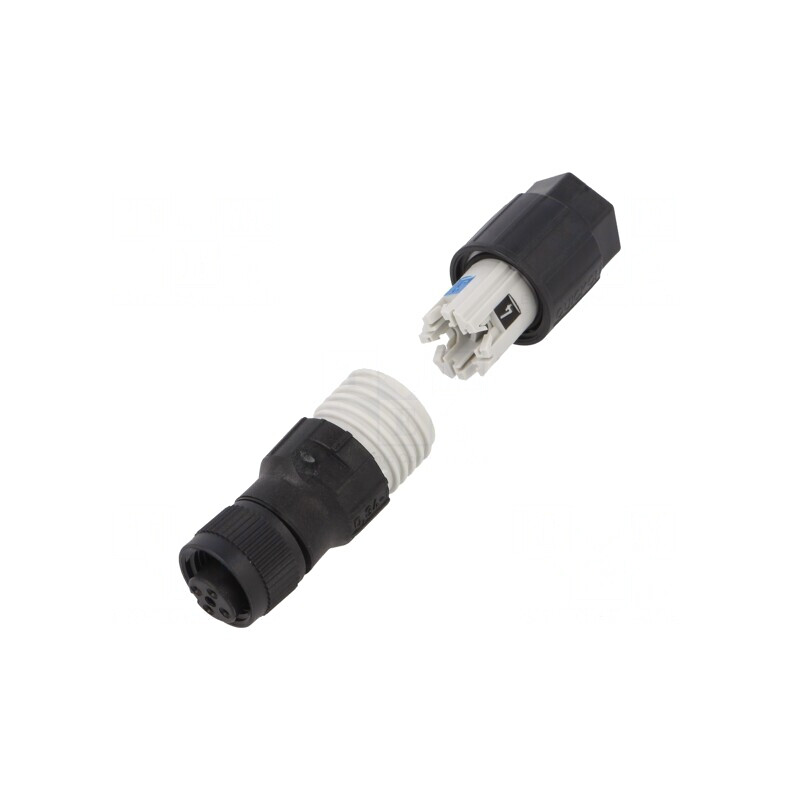 Mufă M12 4 PIN mamă IDC pe cablu DeviceNet/CANopen | Electronic-mag.ro | Componente Electronice