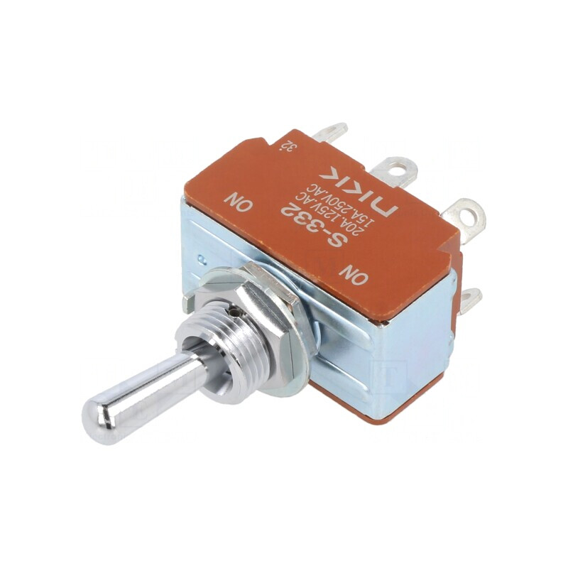Comutator Basculant DPDT ON-ON 9A/250VAC 20A/30VDC | Electronic-mag.ro | Componente Electronice