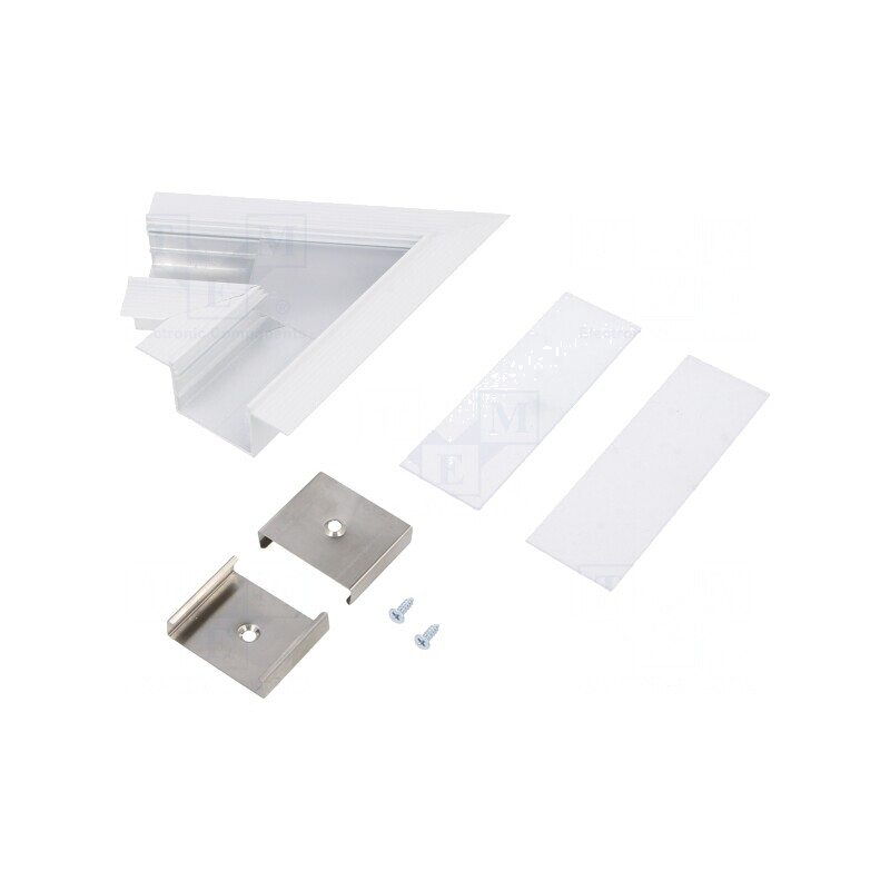Conector Aluminiu 60° Alb VARIO30-05 | Electronic-mag.ro | Componente Electronice