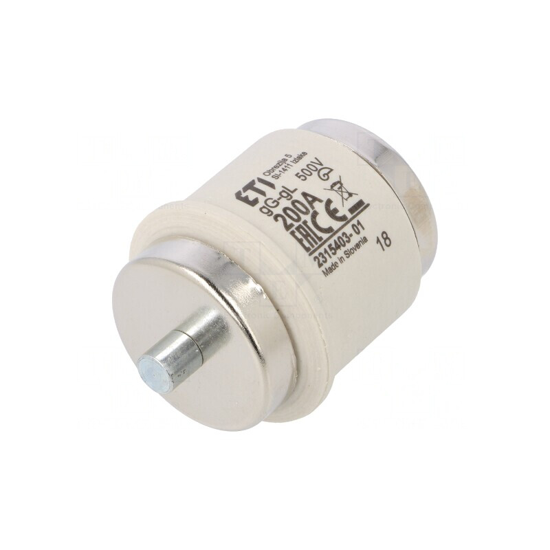Siguranță gG 200A 500V Ceramică | Electronic-mag.ro | Componente Electronice