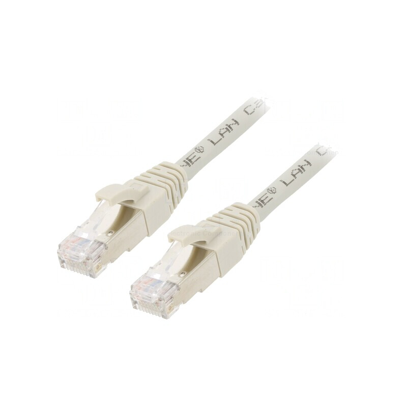 Patch cord ETHERLINE® Cat.6a S/FTP LSZH gri 3m | Electronic-mag.ro | Componente Electronice