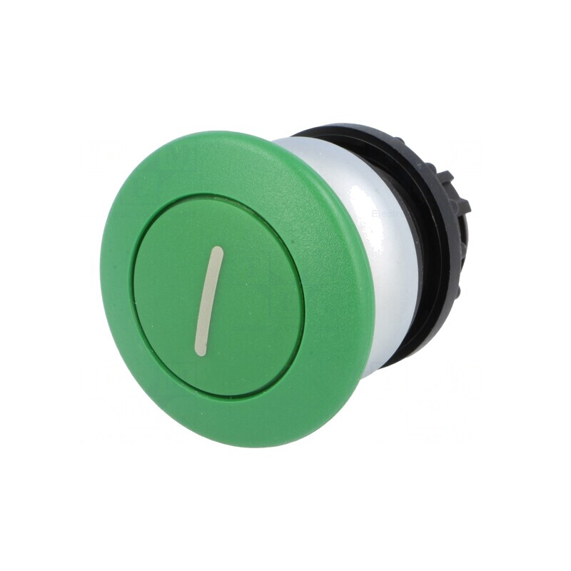 Comutator apăsare 22mm verde | Electronic-mag.ro | Componente Electronice