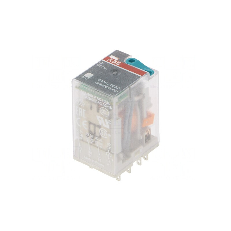Releu Electromagnetic 3PDT 125VDC 10A | Electronic-mag.ro | Componente Electronice
