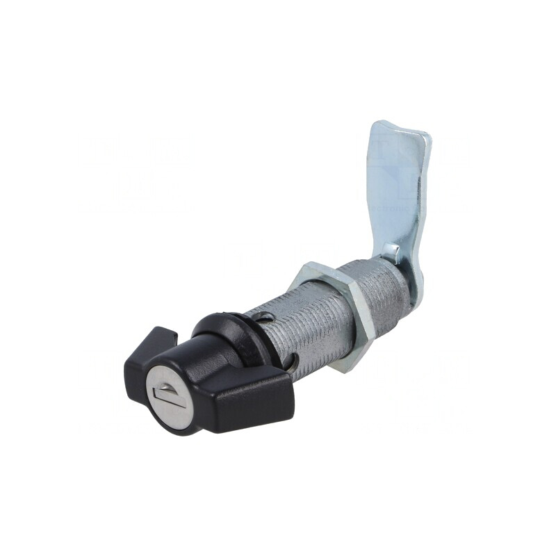 Închizătoare neagră aluminiu și zinc 60mm | Electronic-mag.ro | Componente Electronice