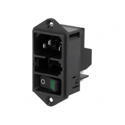 Conector Alimentare AC 10A 250V IEC 60320 | Electronic-mag.ro | Componente Electronice