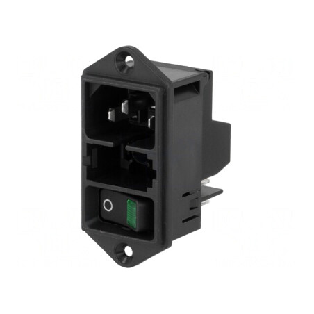 Conector Alimentare AC 10A 250V IEC 60320 | Electronic-mag.ro | Componente Electronice