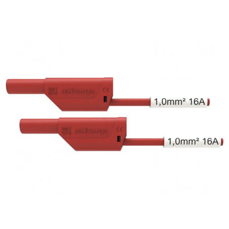 Cablu de măsurare 16A cu mufe banană 4 mm | Electronic-mag.ro | Componente Electronice