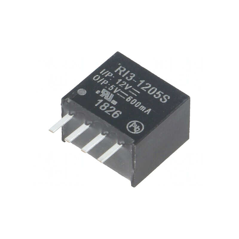 Convertor DC/DC 3W 12V la 5V 600mA | Electronic-mag.ro | Componente Electronice