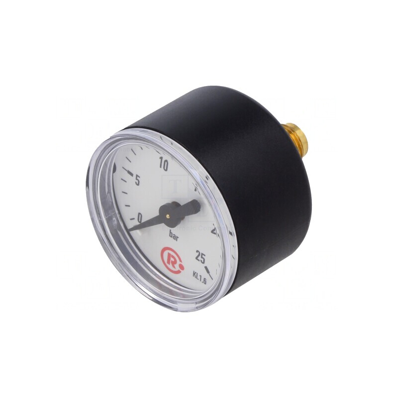 Manometru 0-25 Bar 40mm Lichide și Gaze Inerte | Electronic-mag.ro | Componente Electronice