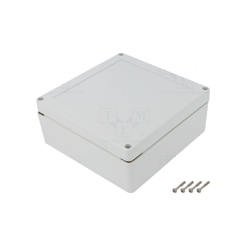 Carcasă Universală 150x150x60mm cu Bucșă din Alamă | Electronic-mag.ro | Componente Electronice