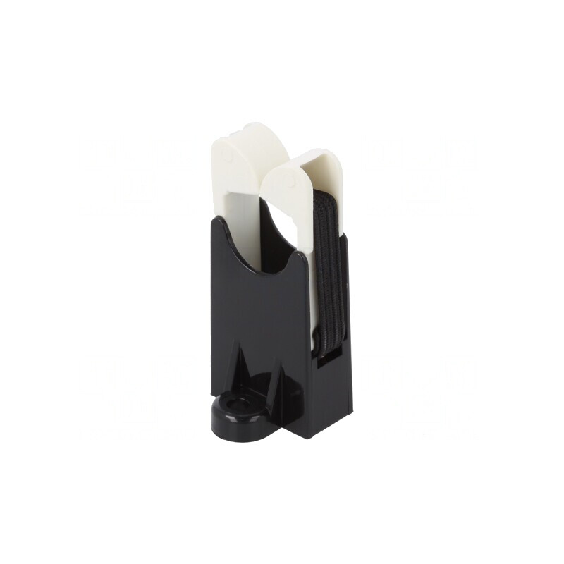 Clemă cu șurub poliamidă neagră 12,7mm | Electronic-mag.ro | Componente Electronice