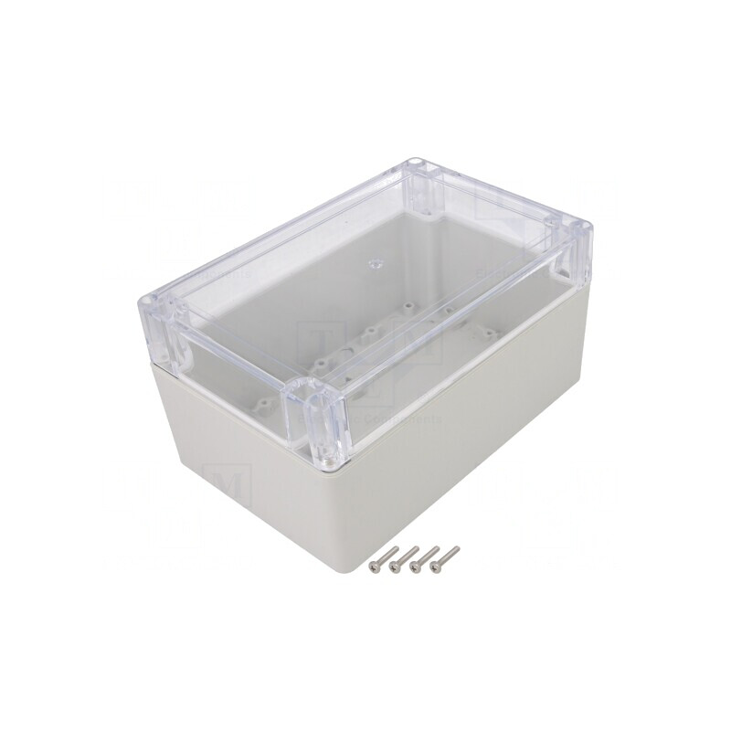 Carcasă Universală 120x180x90 mm cu Bucșă din Alamă ABS-PC | Electronic-mag.ro | Componente Electronice