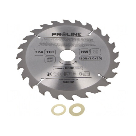 Disc Ferăstrău Circular 200mm 30mm 24 Dinți Călit | Electronic-mag.ro | Componente Electronice