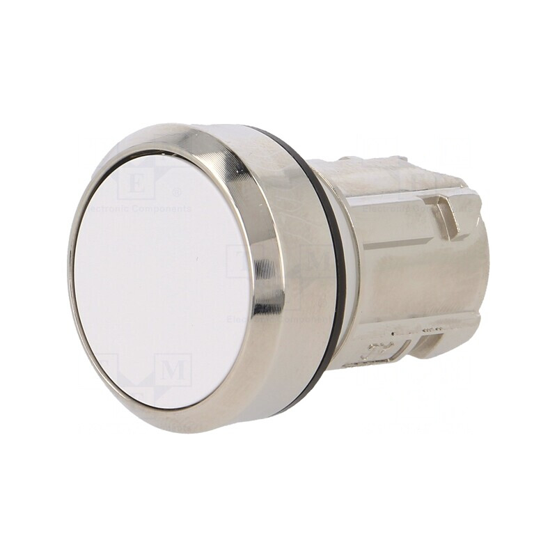 Comutator apăsare 22mm albă | Electronic-mag.ro | Componente Electronice