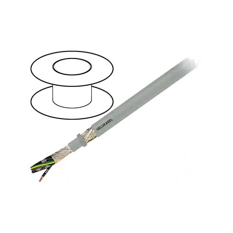 Cablu Control JZ-HF-CY 7G1mm2 Gri | Electronic-mag.ro | Componente Electronice