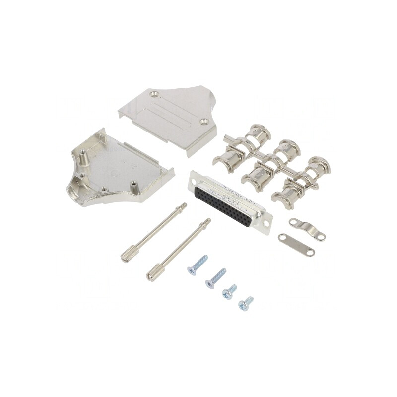 Conector D-Sub HD 44 Pin Mamă Lipire Pe Cablu Gold Flash 13mm | Electronic-mag.ro | Componente Electronice