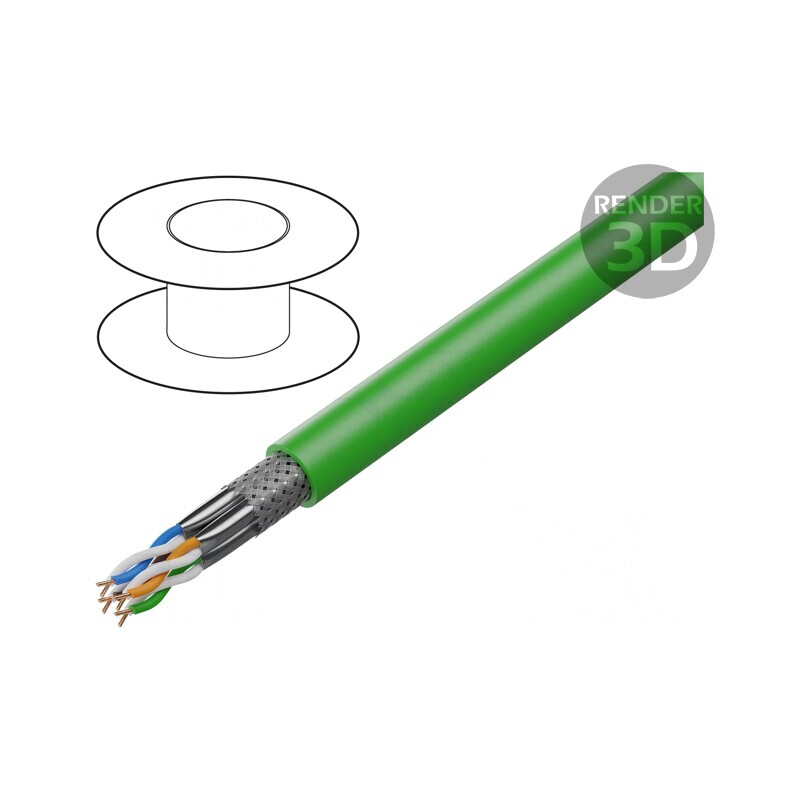 Cablu de date HELUKAT 200S SF/UTP 4x2x24AWG | Electronic-mag.ro | Componente Electronice