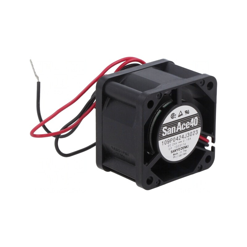 Ventilator axial 24V 40x40x28mm 27,6m3/h | Electronic-mag.ro | Componente Electronice
