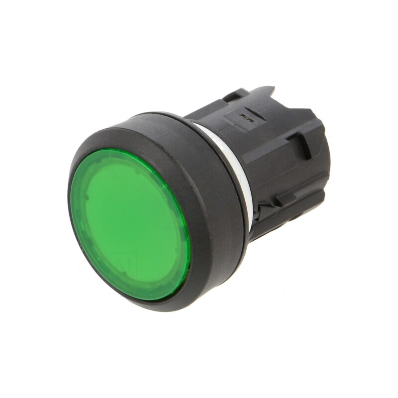 Comutator Buton Apăsare 22mm Verde | Electronic-mag.ro | Componente Electronice