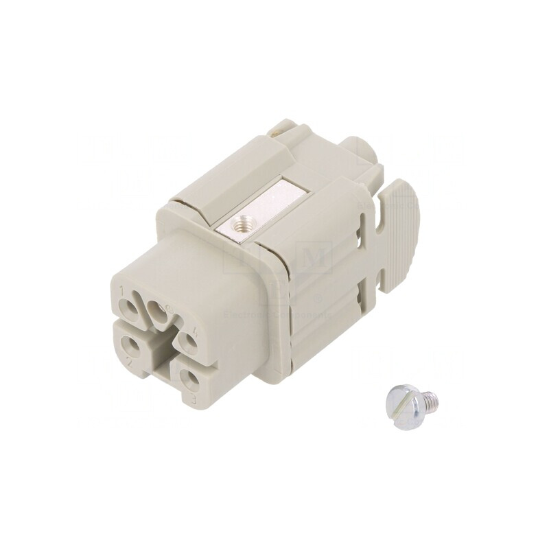 Conector HDC Mamă 5 Pin 3 Inserturi de Contact | Electronic-mag.ro | Componente Electronice