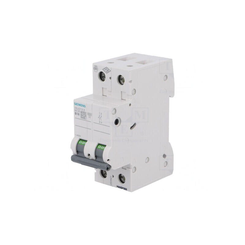 Întrerupător Supracurent 400VAC 16A 2P B | Electronic-mag.ro | Componente Electronice