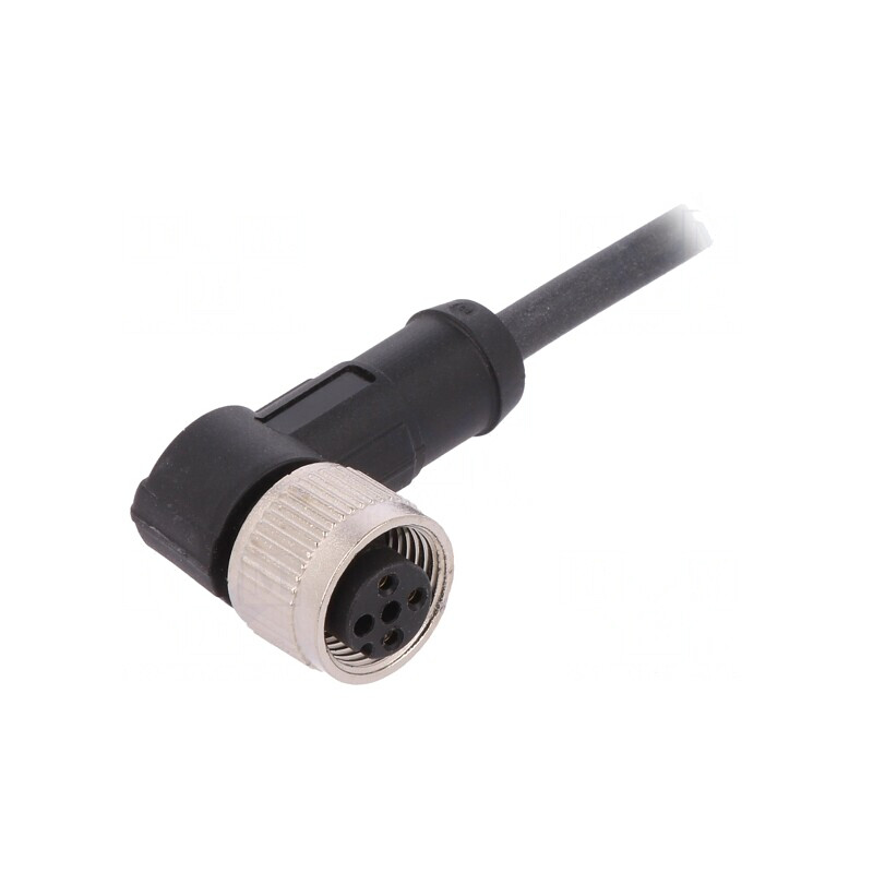 Cablu de Conectare M12 în Unghi 2m 250VAC 4A PUR | Electronic-mag.ro | Componente Electronice