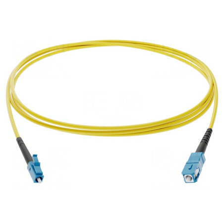 Patch Cord Fibră Optică LC/UPC-SC/UPC 0,5m 9/125um | Electronic-mag.ro | Componente Electronice