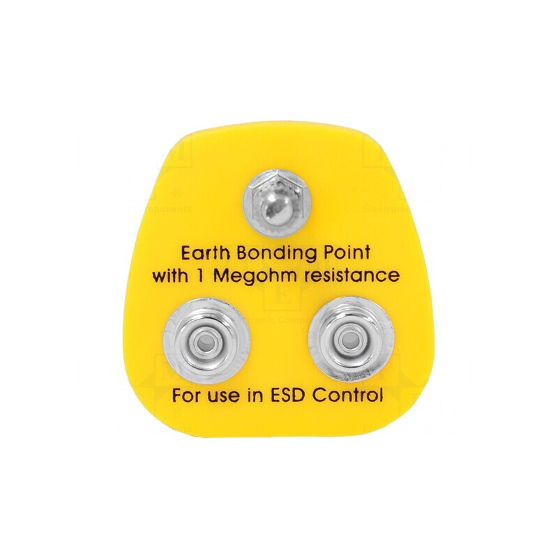 Fișă Împământare ESD 1MΩ cu Ștecher EU | Electronic-mag.ro | Componente Electronice