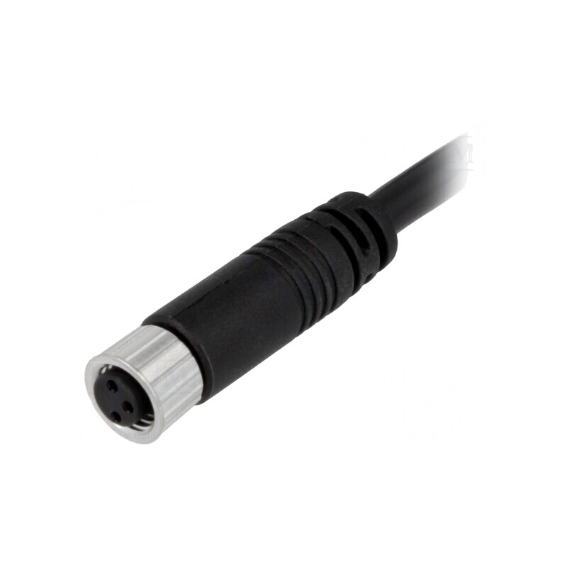 Conector M8 5m Mamă 3 PIN Drept cu Manșon și Cabluri | Electronic-mag.ro | Componente Electronice Conector M8 5m Mamă 3 PIN Drept cu Manșon și Cabluri | Electronic-mag.ro | Componente Electronice