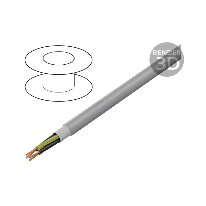 Cablu de control ÖLFLEX FD CLASSIC 810 4G6mm2 PVC gri | Electronic-mag.ro | Componente Electronice