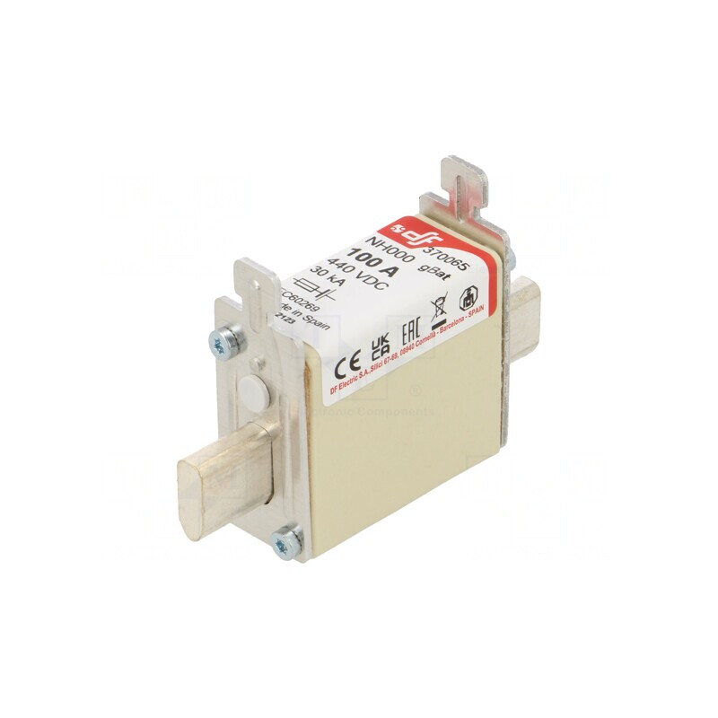 Siguranță industrială ceramică 100A 440VDC | Electronic-mag.ro | Componente Electronice