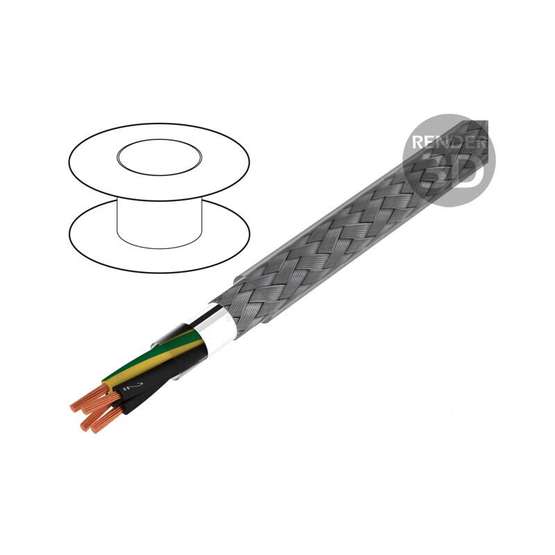 Cablu BiTservo 4G10mm2 PVC Transparent 600V 1kV | Electronic-mag.ro | Componente Electronice