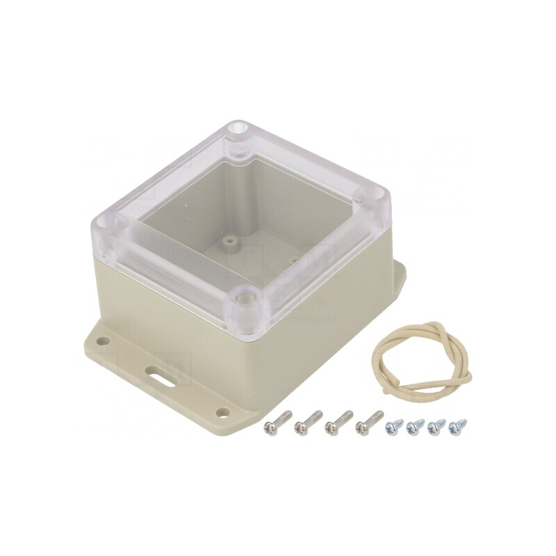 Carcasă Universală 80x85x55mm cu Lame de Fixare | Electronic-mag.ro | Componente Electronice