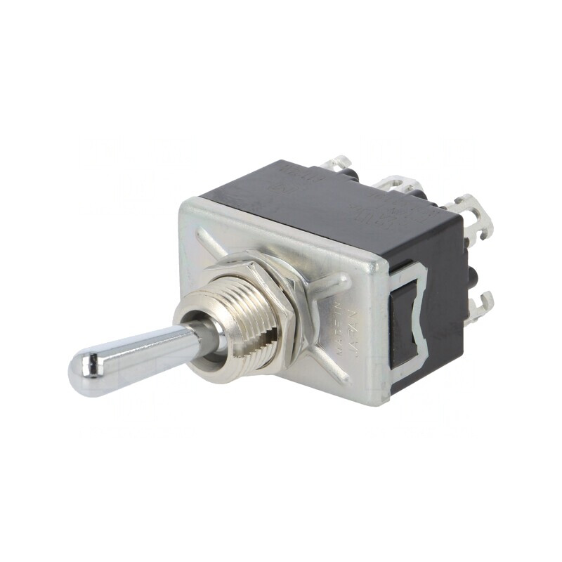 Comutator Basculant DPDT ON-ON pentru Lipit | Electronic-mag.ro | Componente Electronice