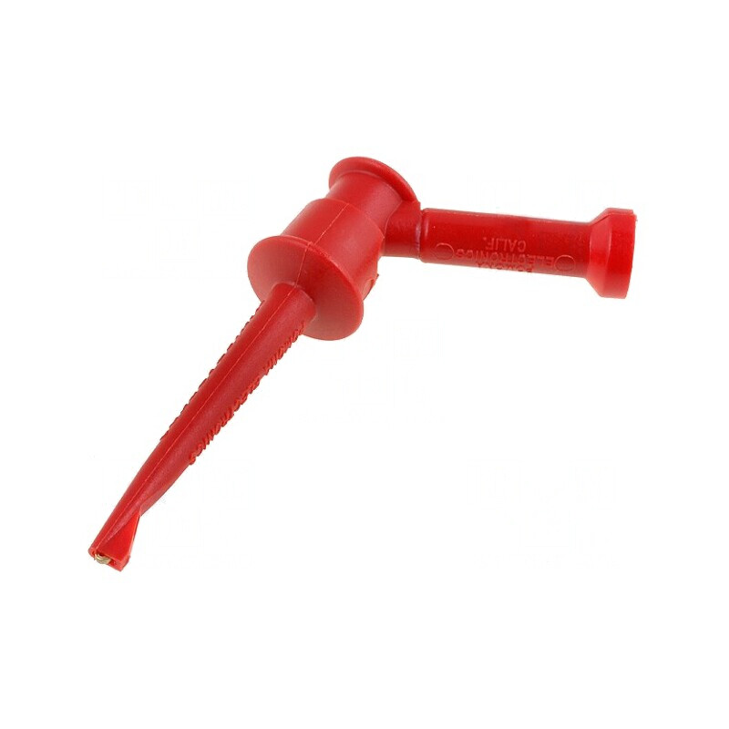 Clips de măsurare roșie 5A 60VDC 4mm | Electronic-mag.ro | Componente Electronice
