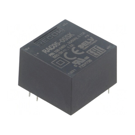 Convertor AC/DC 5W 5V 80% | Electronic-mag.ro | Componente Electronice