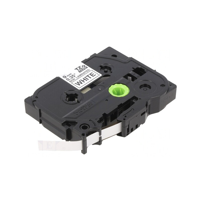 Bandă Etichetare 9mm x 8m Alb/Negru | Electronic-mag.ro | Componente Electronice