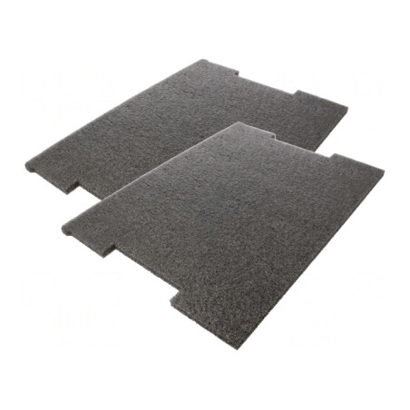 Inserturi din spumă 433x315x40mm - Set 2 bucăți | Electronic-mag.ro | Componente Electronice