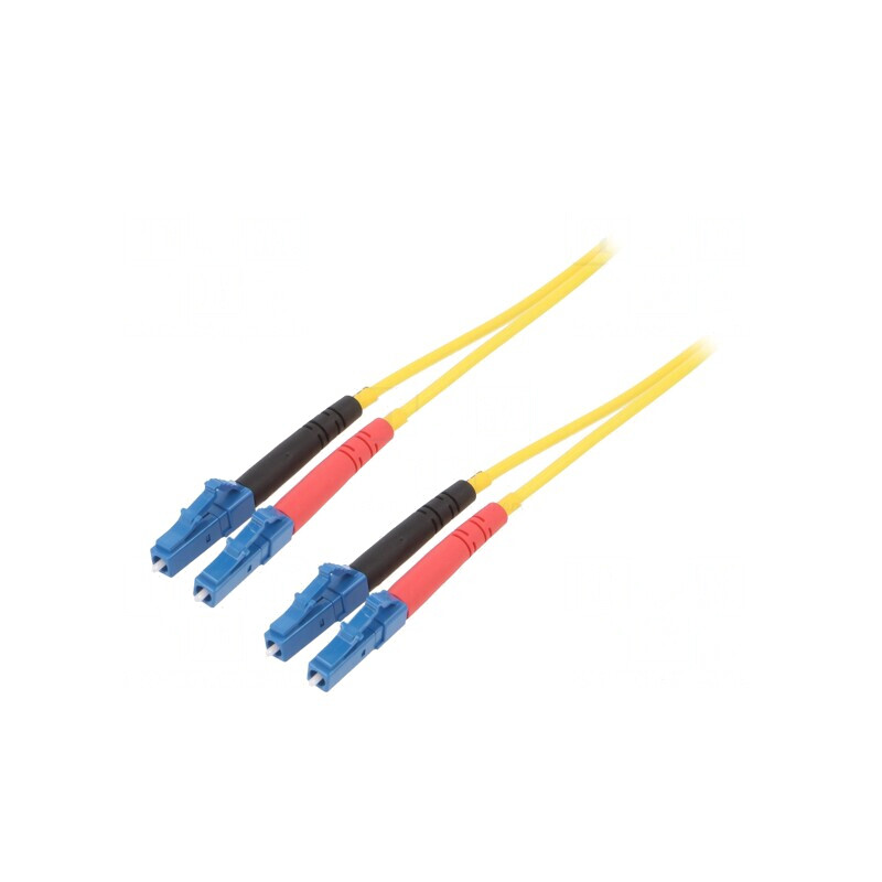 Patch cord fibră 1m LC/UPC galben Gold | Electronic-mag.ro | Componente Electronice