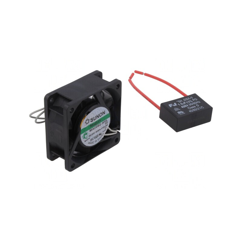 Ventilator AC Axial 230V 60x60x25mm | Electronic-mag.ro | Componente Electronice