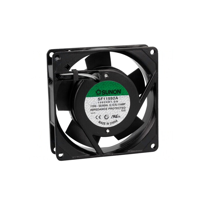 Ventilator AC Axial 115V 92x92mm 62m3/h 40dBA | Electronic-mag.ro | Componente Electronice