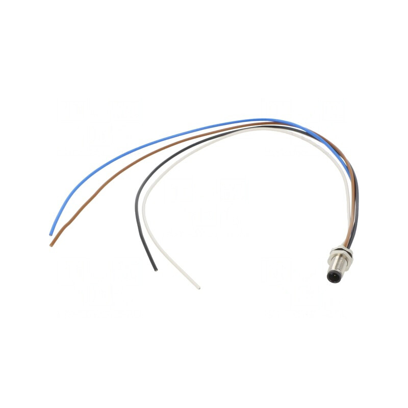 Conector M5 Tată PIN 4 Aurit IP67 | Electronic-mag.ro | Componente Electronice