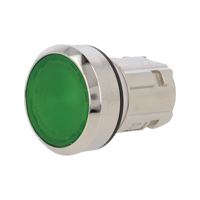 Comutator apăsare 22mm verde IP67 | Electronic-mag.ro | Componente Electronice