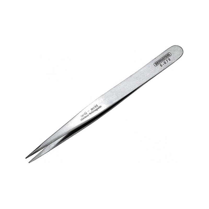Pensetă Dreaptă 130mm pentru Lucrări de Precizie SMD | Electronic-mag.ro | Componente Electronice