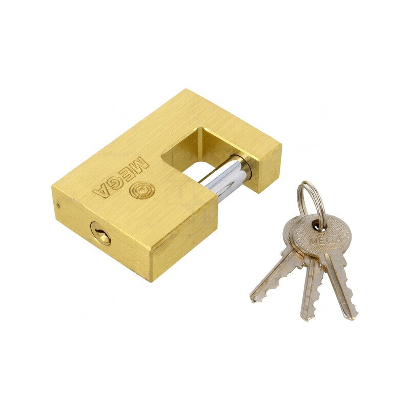 Lacăt Alamă cu Cheie pentru Porți | Electronic-mag.ro | Componente Electronice