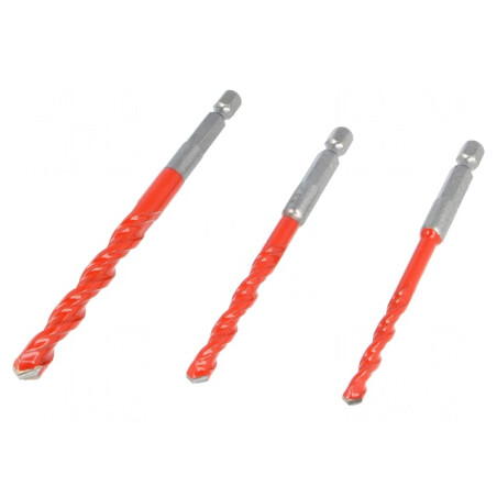 Set burghie oțel 5mm, 6mm, 8mm cu casetă plastic | Electronic-mag.ro | Componente Electronice