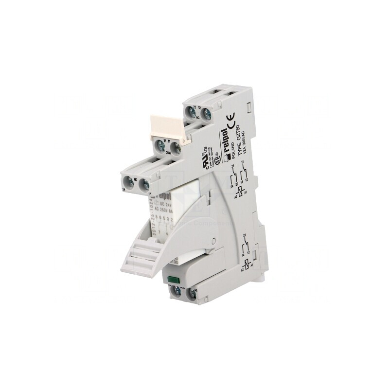 Releu Intermediar DPDT 24VDC 8A | Electronic-mag.ro | Componente Electronice